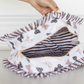 Butterfly Ruffled Nylon Medium Pouch