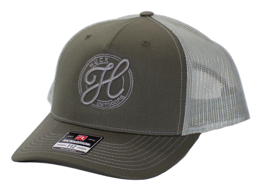 Huck Logo Snapback Cap - Beetle/Quarry - Southern Belle Boutique