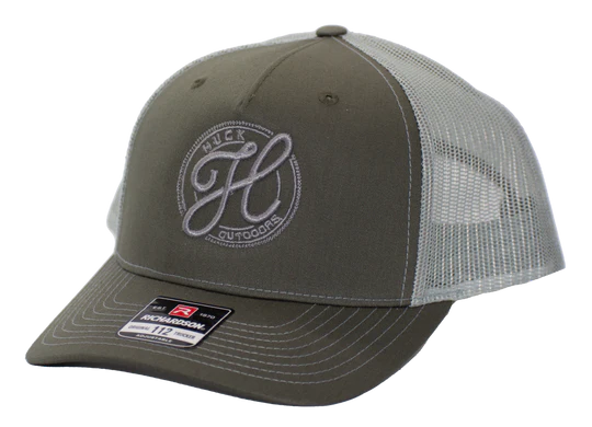 Huck Logo Snapback Cap - Beetle/Quarry - Southern Belle Boutique