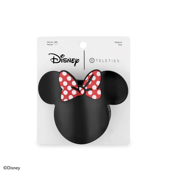 Disney: Minnie Mouse Shaped Medium Flat Hair Clip - Southern Belle Boutique