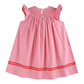Pink Heart Valentine Smocked Bishop Dress - Southern Belle Boutique