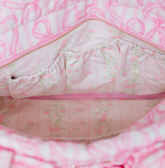 Quilted Coquette Diaper Bag