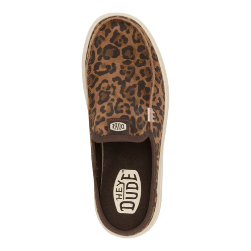Austin Lift Classic Slide Sneaker - Brown Leopard