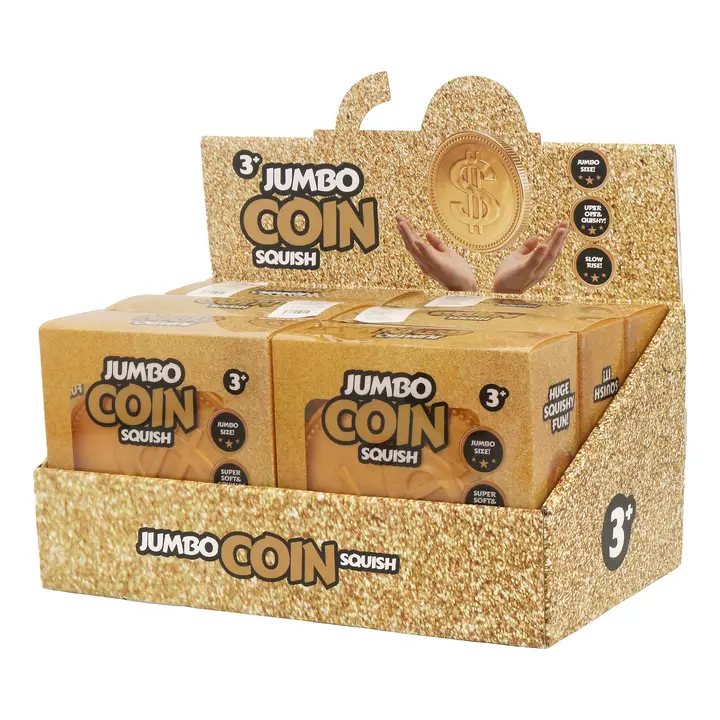 Jumbo Gold Coin Squishy - Southern Belle Boutique