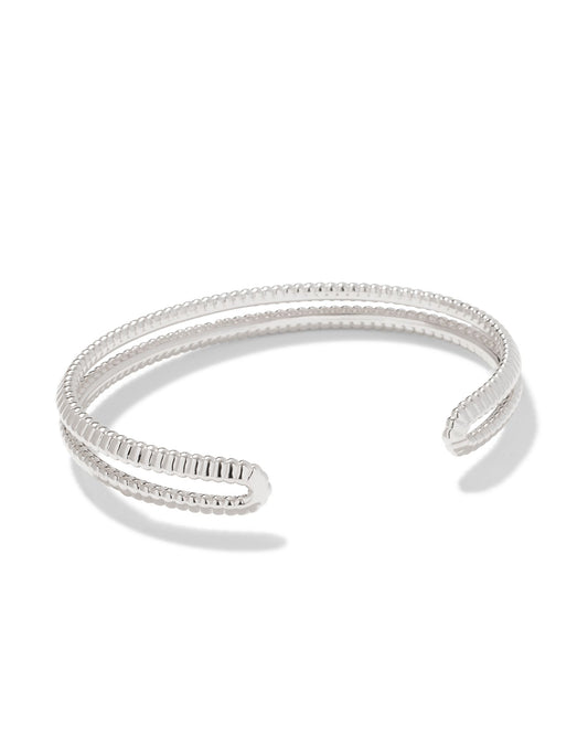 Layne Cuff Bracelet - Silver S/M - Southern Belle Boutique