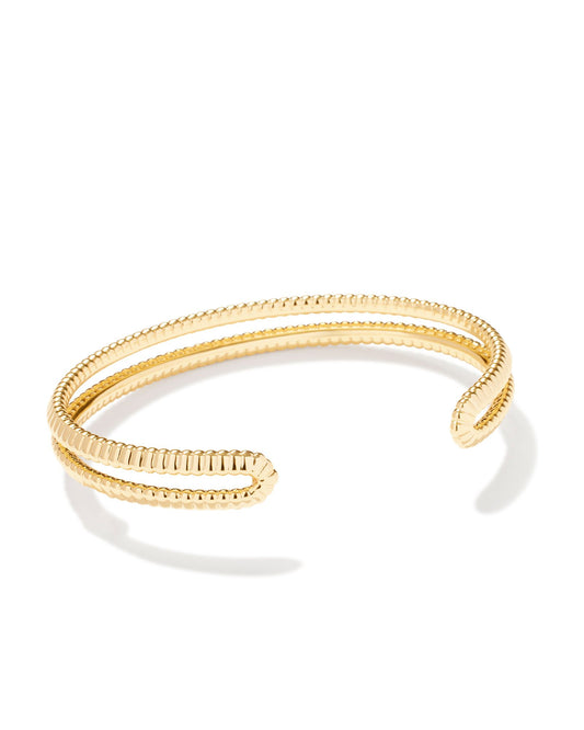 Layne Cuff Bracelet - Gold S/M - Southern Belle Boutique