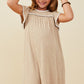 Girls Crochet Contrast Stitched Ribbed Knit Dress