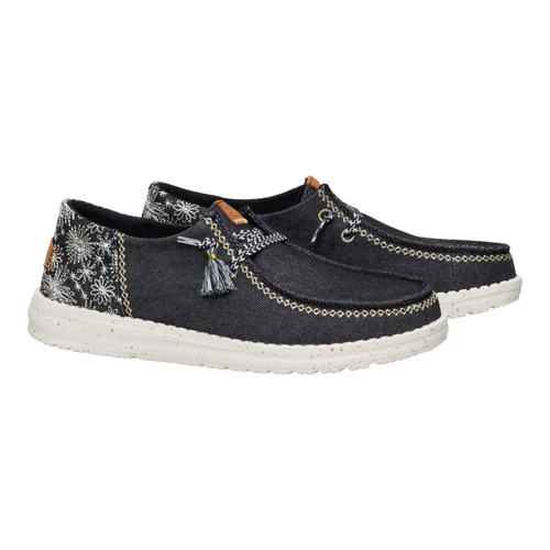 Wendy Funk Embroidered - Floral Black - Southern Belle Boutique