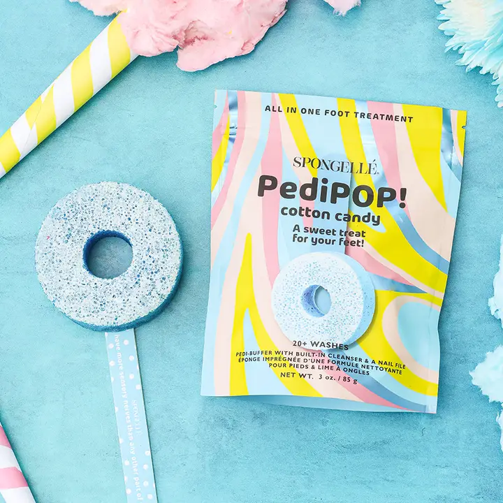 Cotton Candy Pedipop Pedi Buffer & Nail File