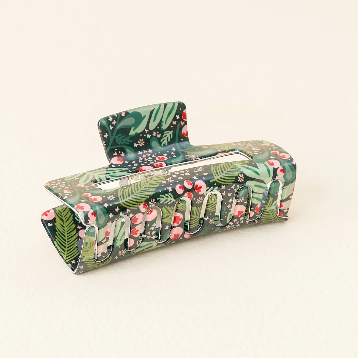 Jolly Sprig Green Claw Clip - Southern Belle Boutique