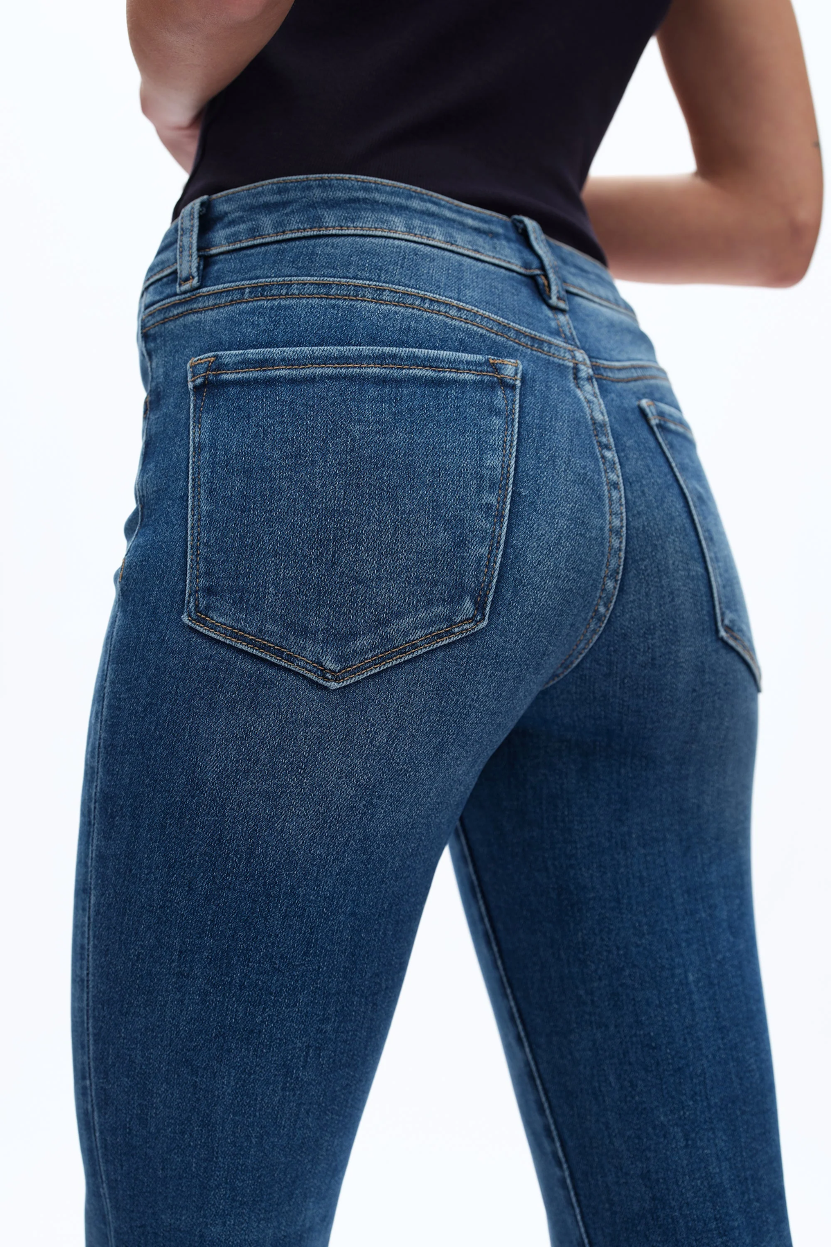 Bayeas MidRise Crop Stepped Hem Jeans - Freeloop - Southern Belle Boutique