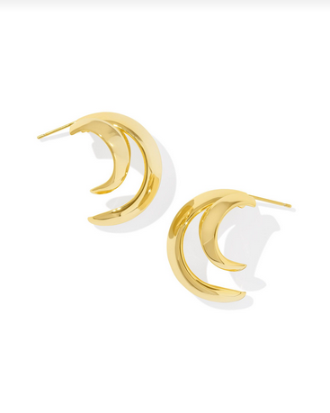 Liana Double Hoop Earrings- Gold