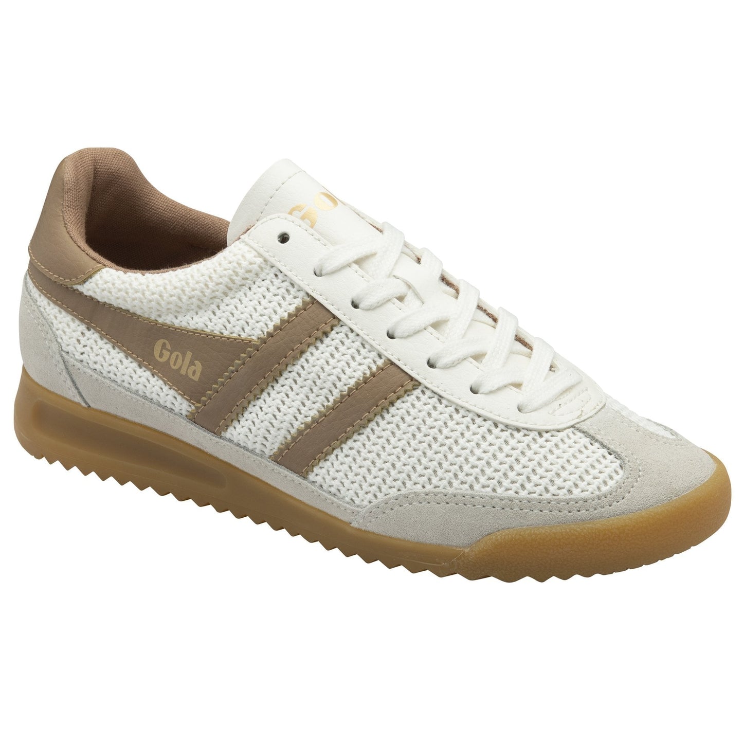 Tornado Zephry Trainer Off White/Caramel Sneaker - Southern Belle Boutique