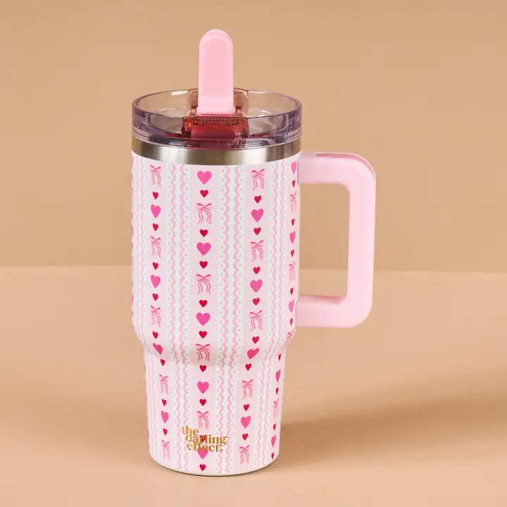 20 oz Lifestyle Flip Straw Tumbler-Oh So Lovely