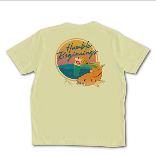 Youth Premium SS Tee - Humble Beginnings Canary - Southern Belle Boutique