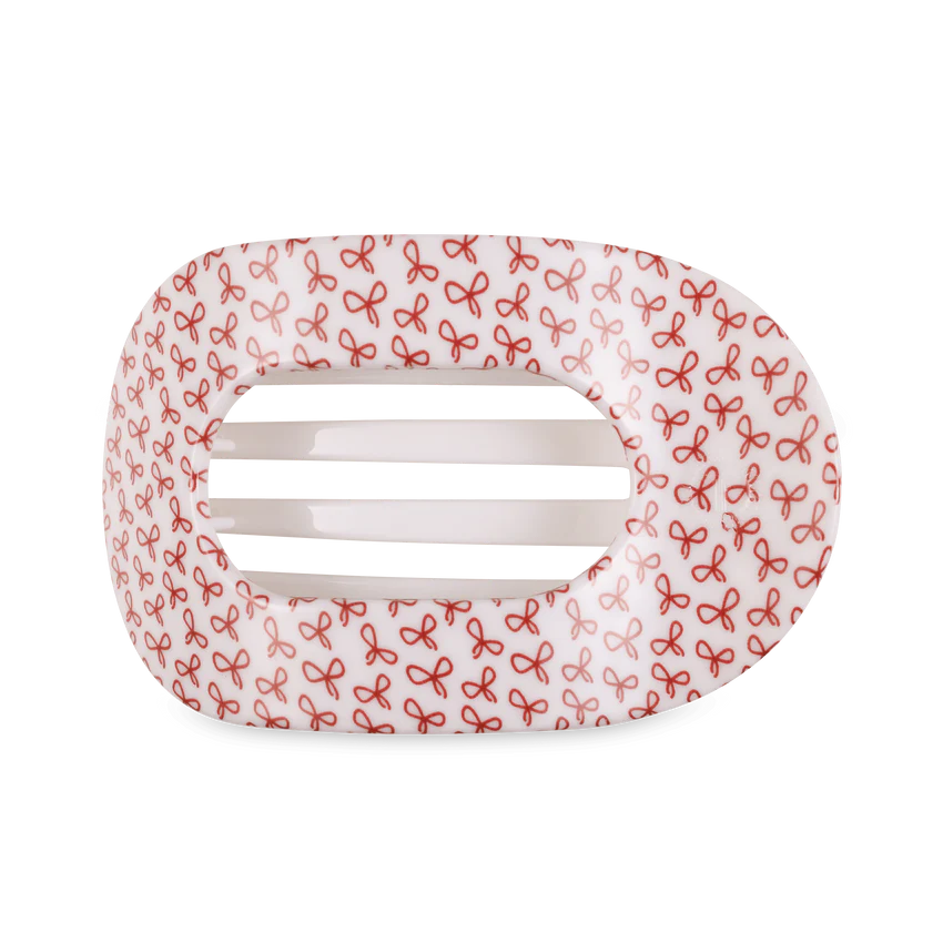 Santa Tucker Large Flat Round Clip - Southern Belle Boutique