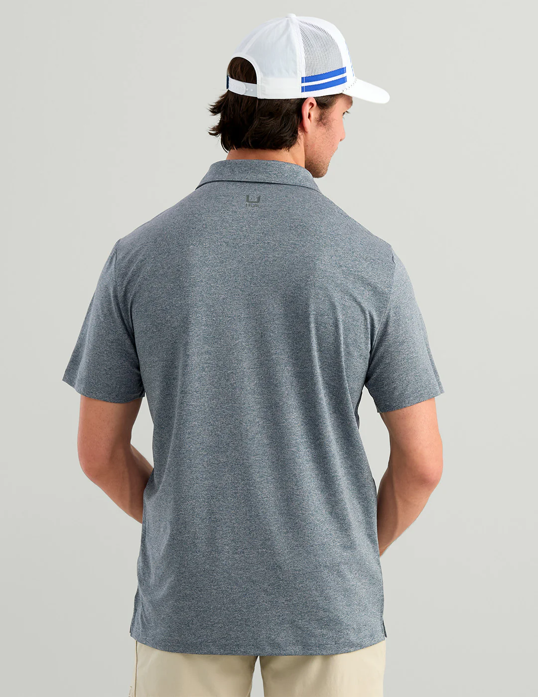 Pursuit Performance Polo - Stormy Blue Heather - Southern Belle Boutique