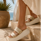 Austin Slide Classic - Champagne Metallic - Southern Belle Boutique