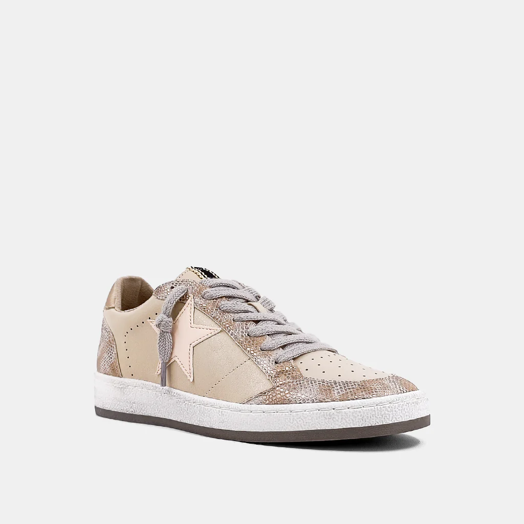 Paz Sneaker - Gold Snake - Southern Belle Boutique