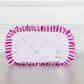 Goldie Girl Bows Ruffled Nylon Large Clear Pouch