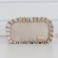 Ruffled Nylon Medium Pouch - Nude - Southern Belle Boutique