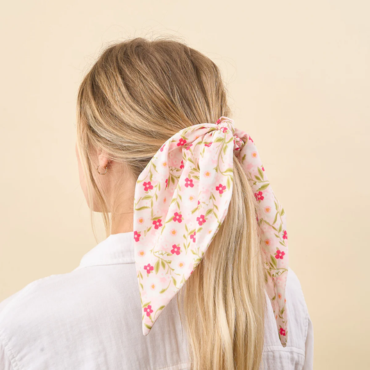 Hair Scarf - Floral Haven Pink