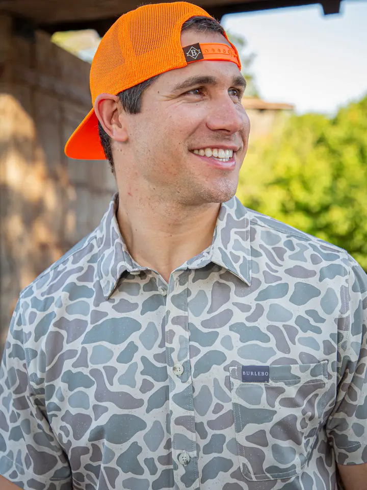 Performance Button Up - Classic Deer Camo