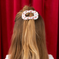 Minnie Mouse Loves Her Bows! Small Flat Round Hair Clip - Southern Belle Boutique