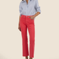 Kelsey High Rise Ankle Flare Jean - Strawberry - Southern Belle Boutique
