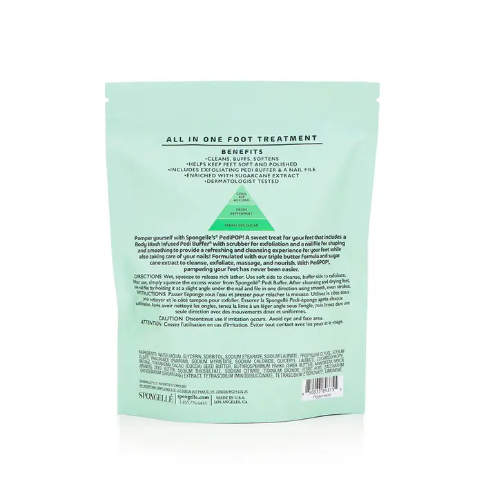 Peppermint Pedipop - Pedi Buffer & Nail File