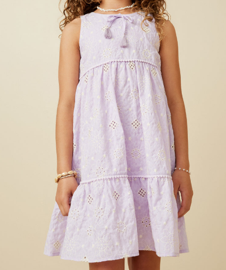 Floral Lavender Tank Dress - Southern Belle Boutique