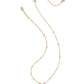 Cailey Butterfly Short Pendant Necklace - Gold Pink Opalescent Resin - Southern Belle Boutique