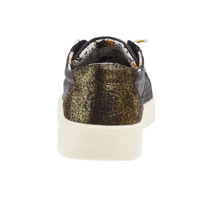 Karina Shimmer Sneaker - Black