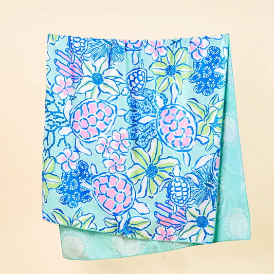 Xl Quick-Dry Beach Towel-Coastal Cove - Southern Belle Boutique