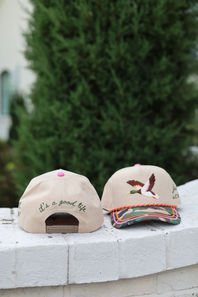Mallard Trucker Canvas Hat