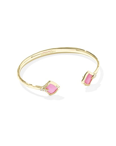 Joelle Cuff Bracelet - Gold Azalea Illusion S/M