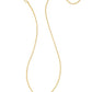 Cailin Crystal Pendant Necklace Gold Aqua Crystal - Southern Belle Boutique