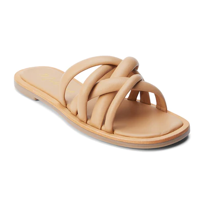 Roy Slide Sandal - Nude - Southern Belle Boutique