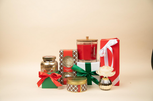 Holiday Large Decor Candle - Christmas Bliss - Southern Belle Boutique
