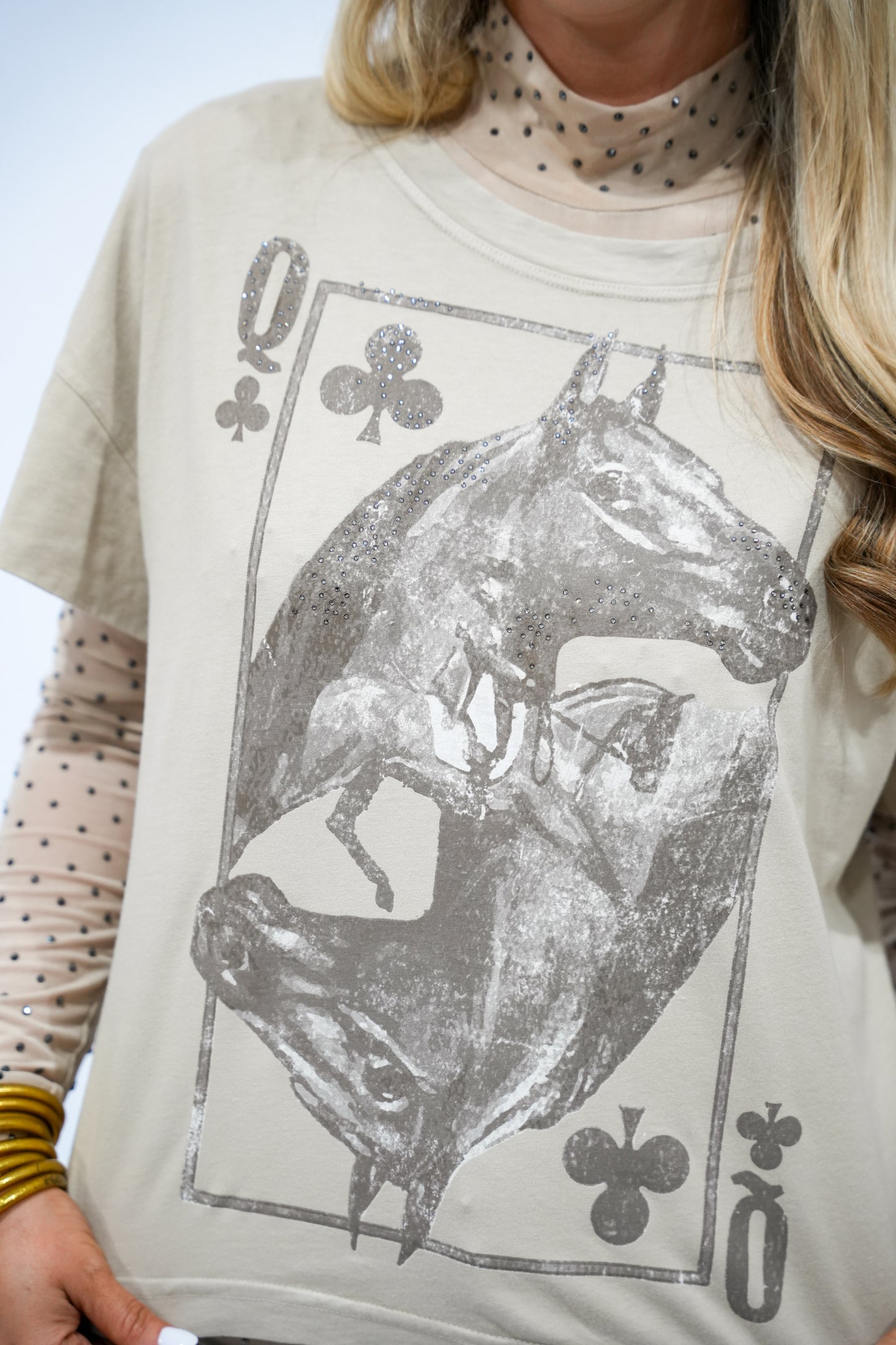 Bling Horse Queen Hi-Lo Tee
