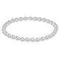 Classic Grateful Pattern Sterling 4mm Bead Bracelet - Southern Belle Boutique