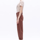 High Rise Cuffed Barrel Jean - Espresso - Southern Belle Boutique