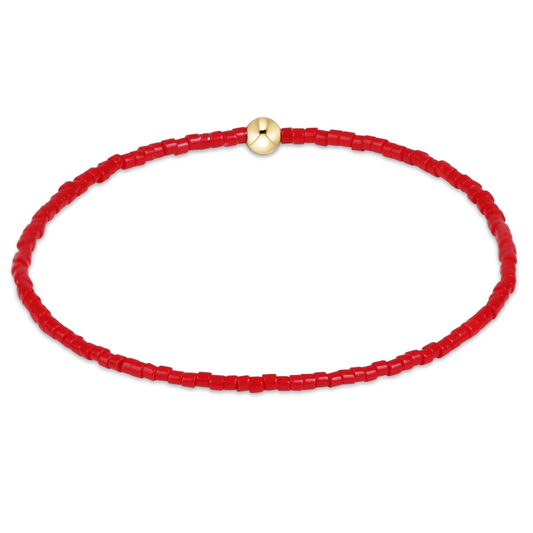 Gameday Hope Classic Bracelet - Red - Southern Belle Boutique