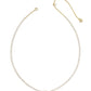 Elisa Tennis Necklace Gold Ivory Mother Of Pearl - Southern Belle Boutique