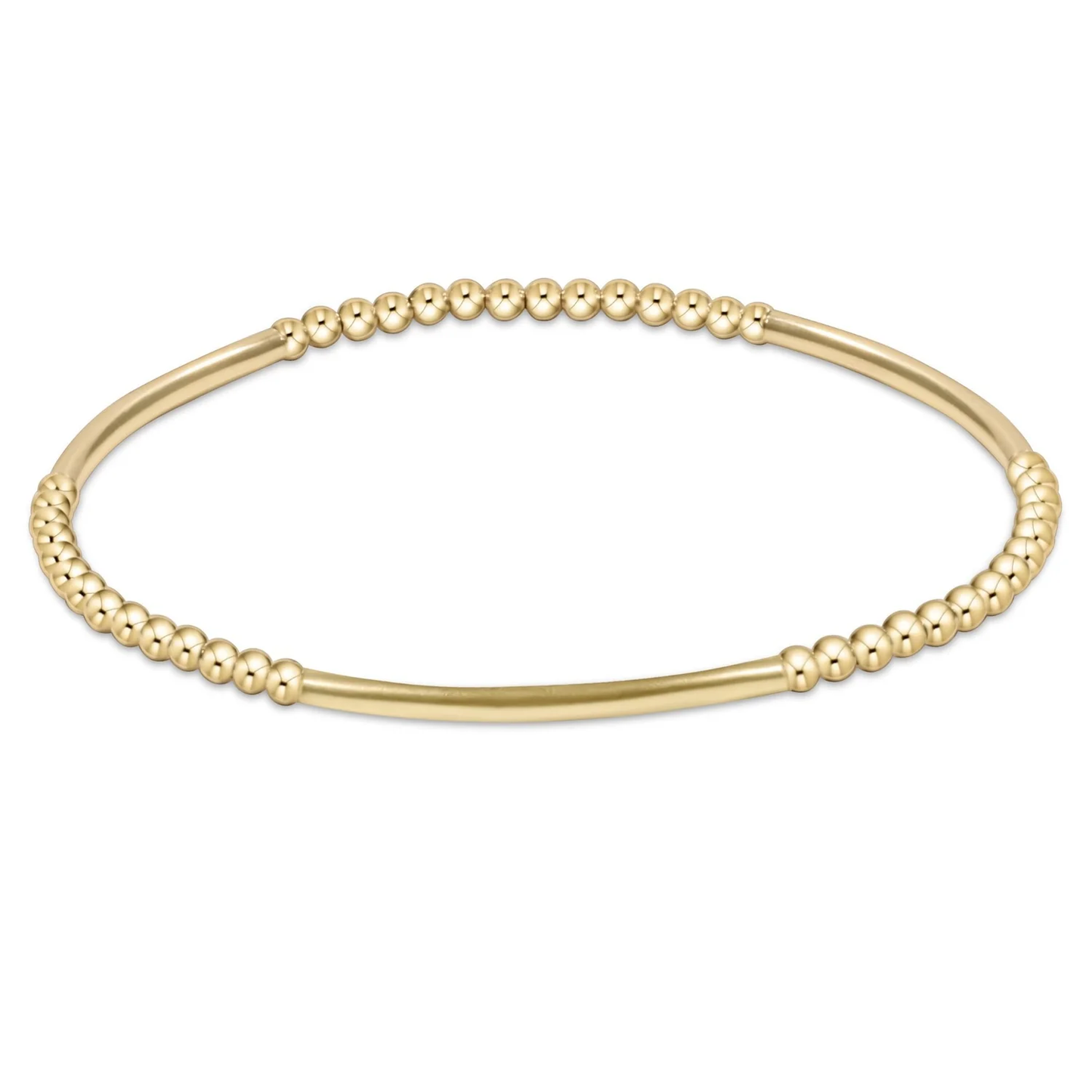 Bliss Bar Pattern Gold 2.5mm Bracelet - Southern Belle Boutique