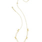 Bow Strand Necklace Gold