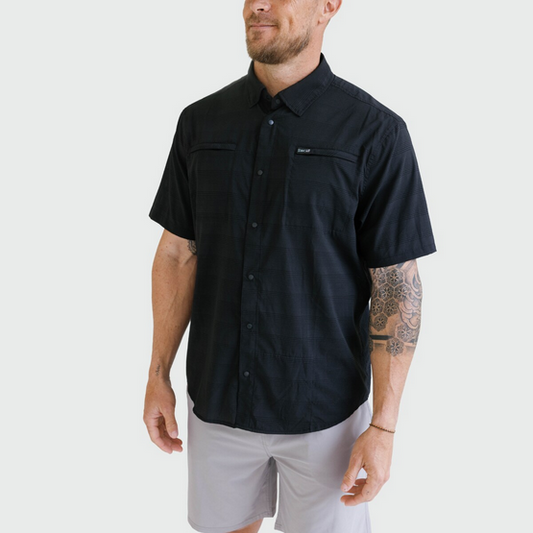 Oysterman S/S Woven Shirt - Black