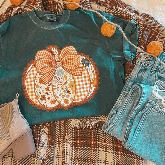 Emerald Pattern Pumpking Tee