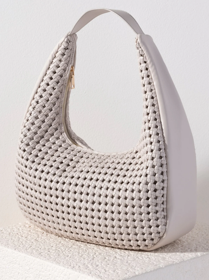 Monroe Hobo Bag, Stone - Southern Belle Boutique