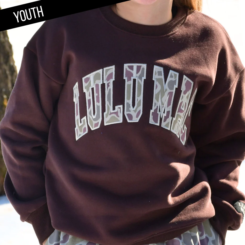 Lulu Mac Camo Brown Sweatshirt